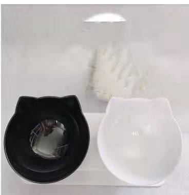 Cat Elevated Feeder Stand With Transparent Bowl view 24