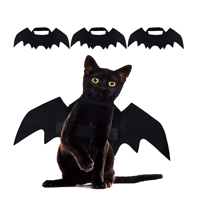 Halloween Creative Halloween Pet Cat Small Dogs Bat Wings Halloween Cat Wings Accessories Halloween Decorations Pet Supplies view 6