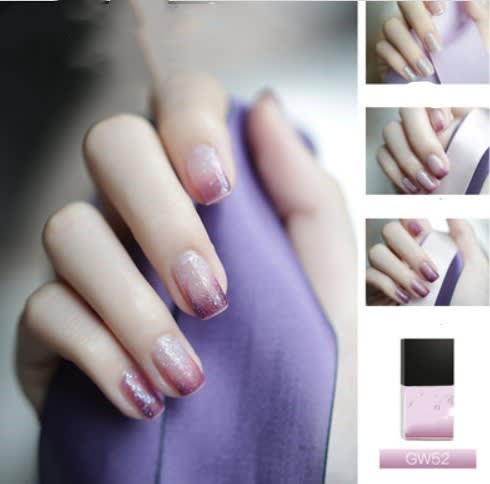 Temperature-changing Twilight Phototherapy Nail Polish Glue view 9