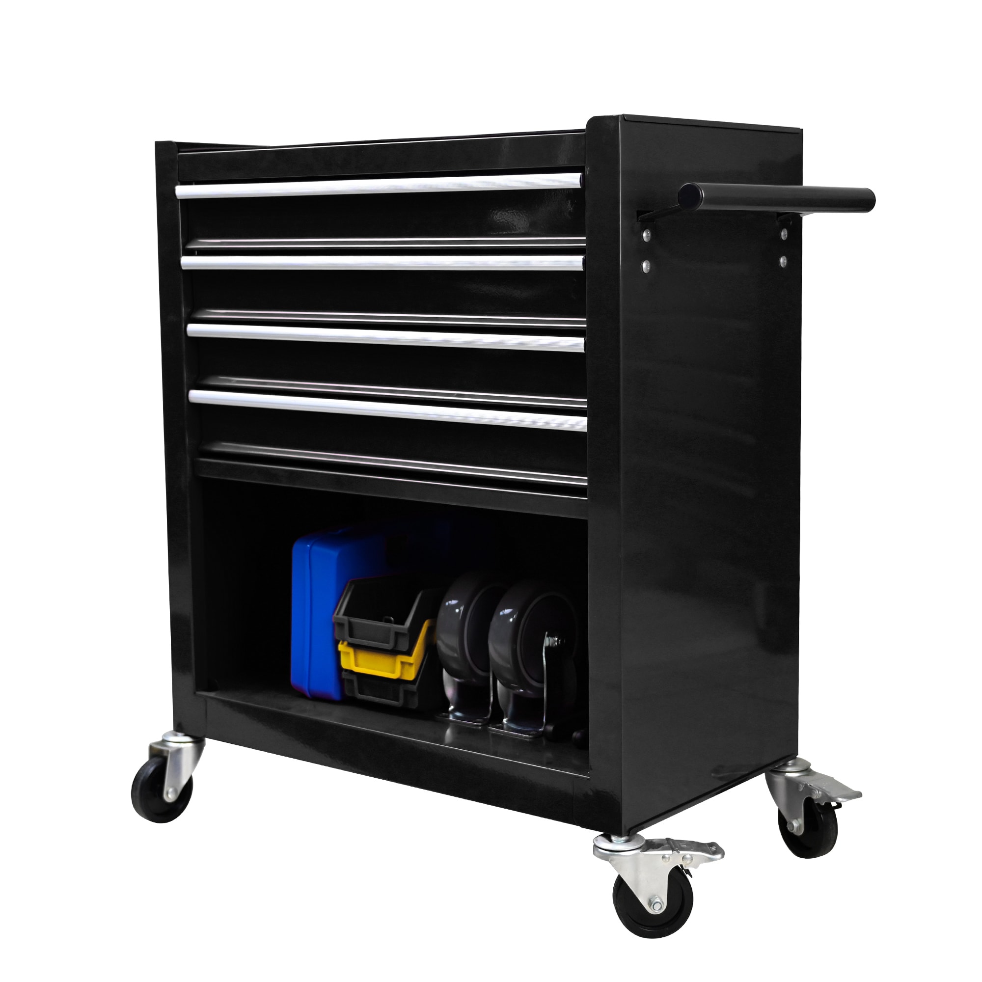 Metal Wheelie Tool Cart view 11