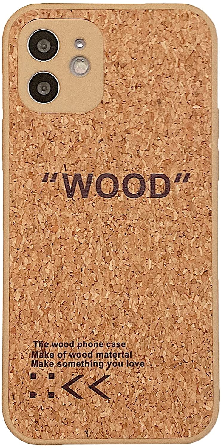 Wood Grain Phone Case Silicone Straight Edge Fine Hole view 9