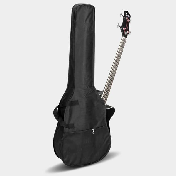 4 Strings With EQ, Rosewood Fingerboard Folk Bass, Black view 9