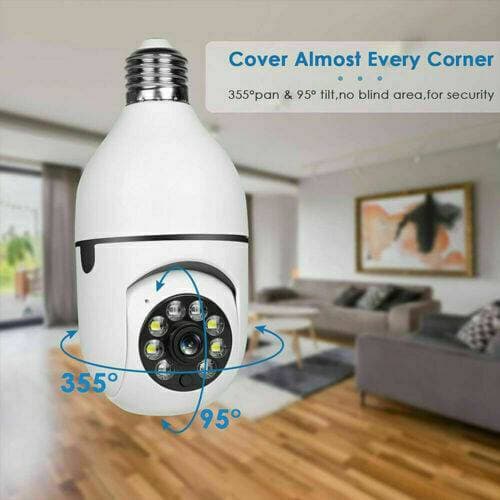 IR E27 Light Bulb Camera 1080P HD Wireless Wifi Smart Home Security Camera view 11