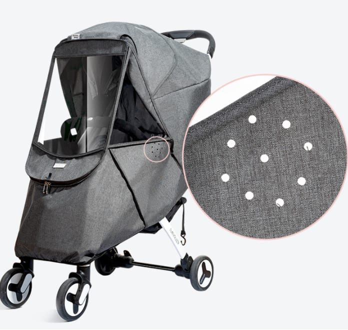 Stroller Windshield Rain Cover Universal Warm Winter Children Wind And Rain Protection view 2