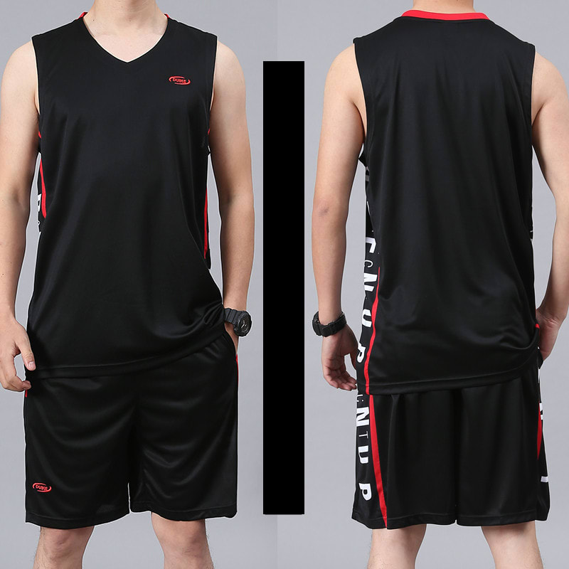 Basketball Sports Suit Men's Summer Casual Wear Sleeveless Thin Vest Running Suit Shorts Sportswear view 10