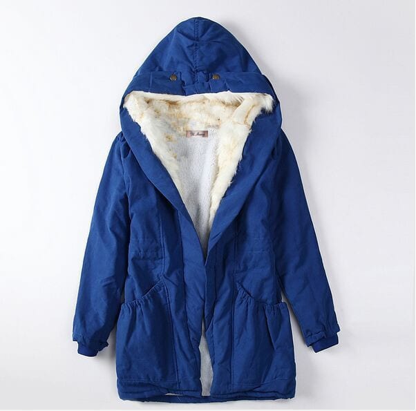 Winter Clothing Coat Thick Women's Clothes Slim Fit Fur Collar Down Jacket view 10