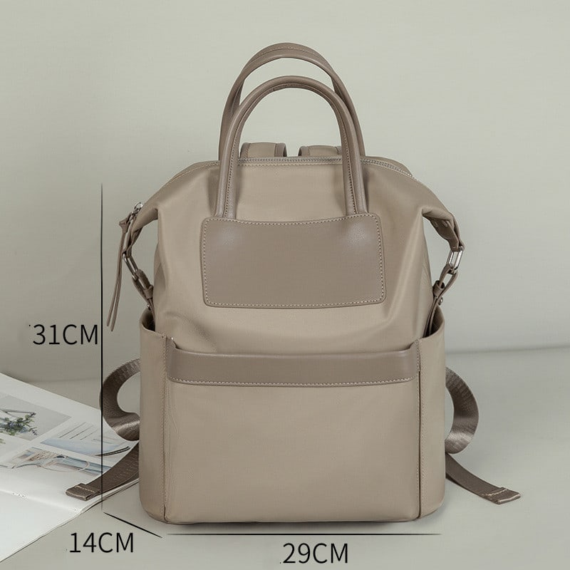 Women's Casual Backpack With Hand-hold Design Lightweight And Waterproof Commuting Travel Computer Bag Large Capacity Handbag view 3