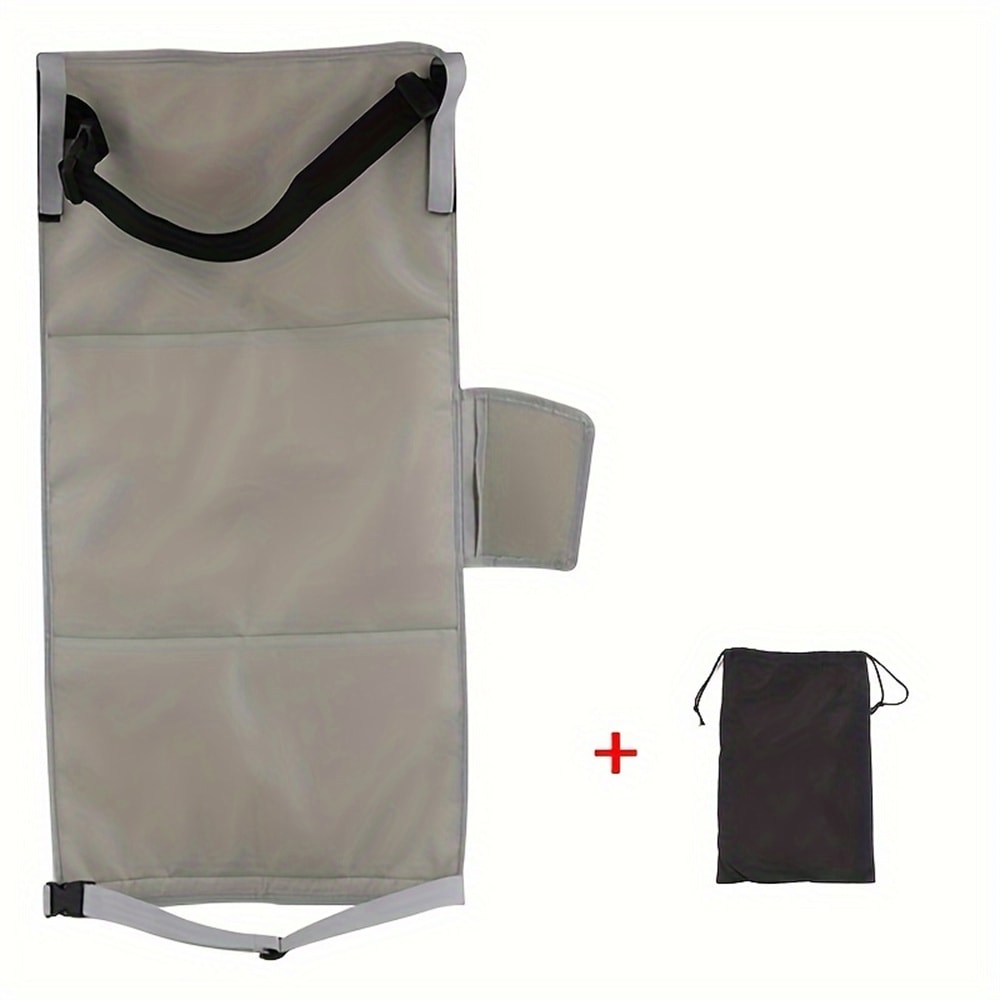 Portable Airplane Seat Extension Pad - Comfortable Nylon Travel Footrest For Enhanced Leg Support view 10