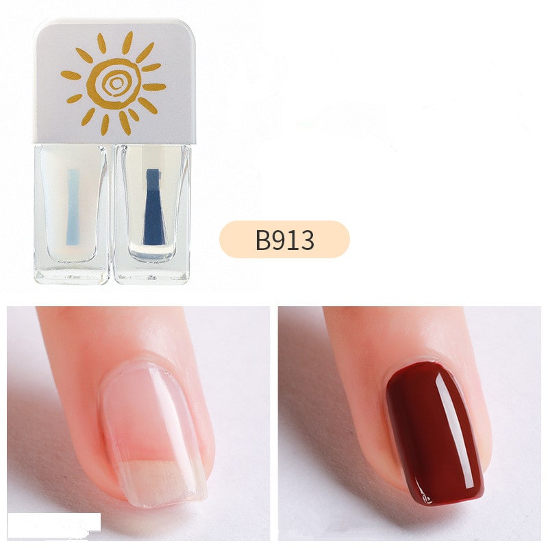 Two-tone Nail Polish New Autumn And Winter Free Baking Explosion Type Water-based Twin Set view 12
