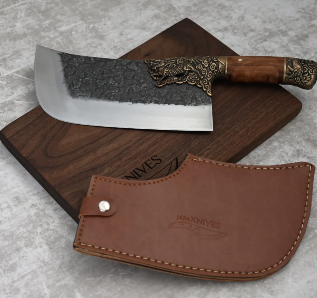 Household Bone Chopping Hand-forged Kitchen Knife Dual-use Knife Ghost Hand Made Chef Knives view 11