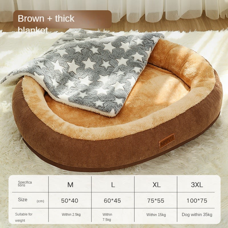 Removable And Washable Dog Bed Warm Cat Bed For Sleeping view 17