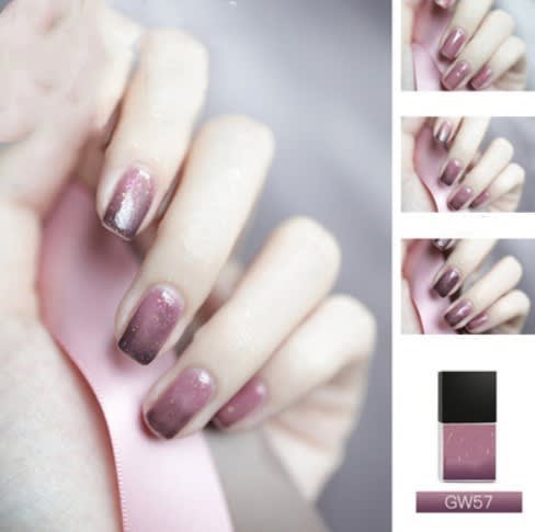 Temperature-changing Twilight Phototherapy Nail Polish Glue view 13