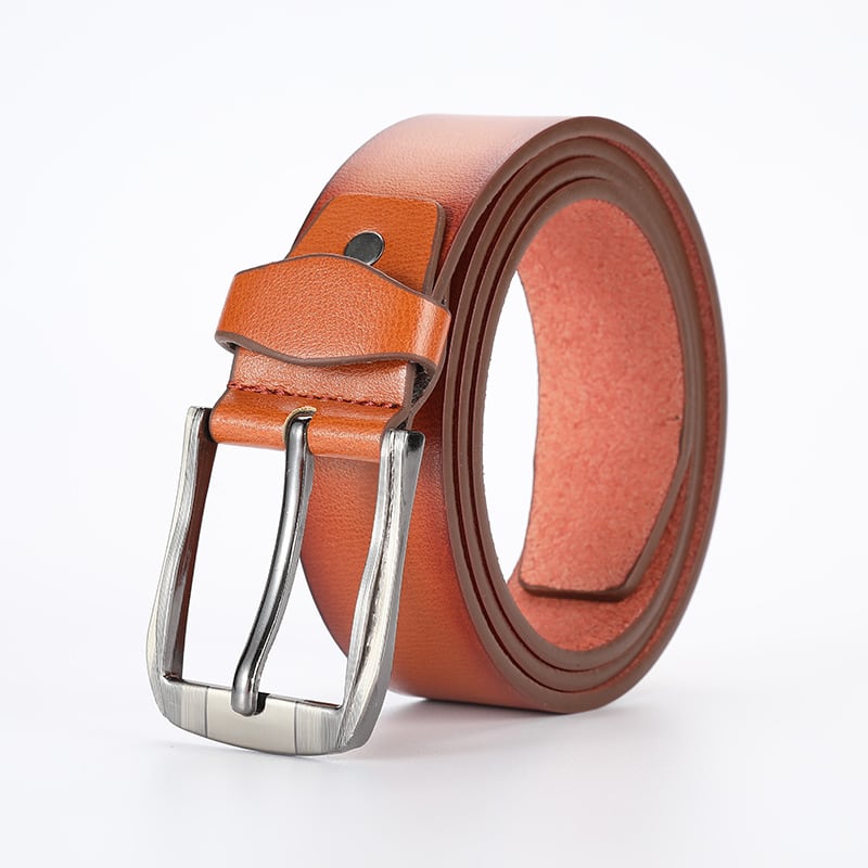 Faux Leather Casual Men's Belt Pin Buckle view 3