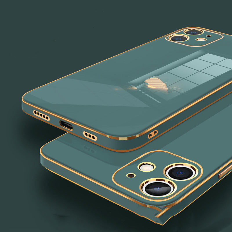 Phone Case New Electroplated Glass Lens All-inclusive Protective Cover