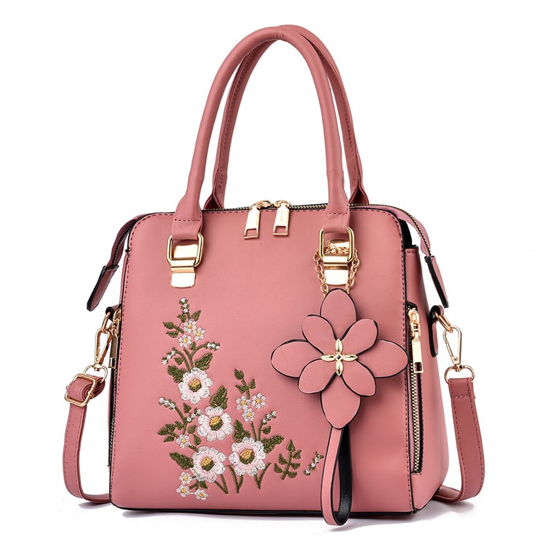 Women's Single-shoulder Messenger Handbag With Print Decoration view 2