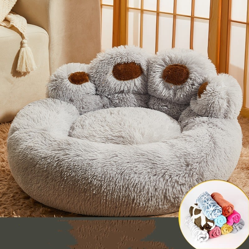 Kennel Warm Medium Large Dog Corgi Golden Retriever Bed Fleece-lined Sofa Mattress view 5