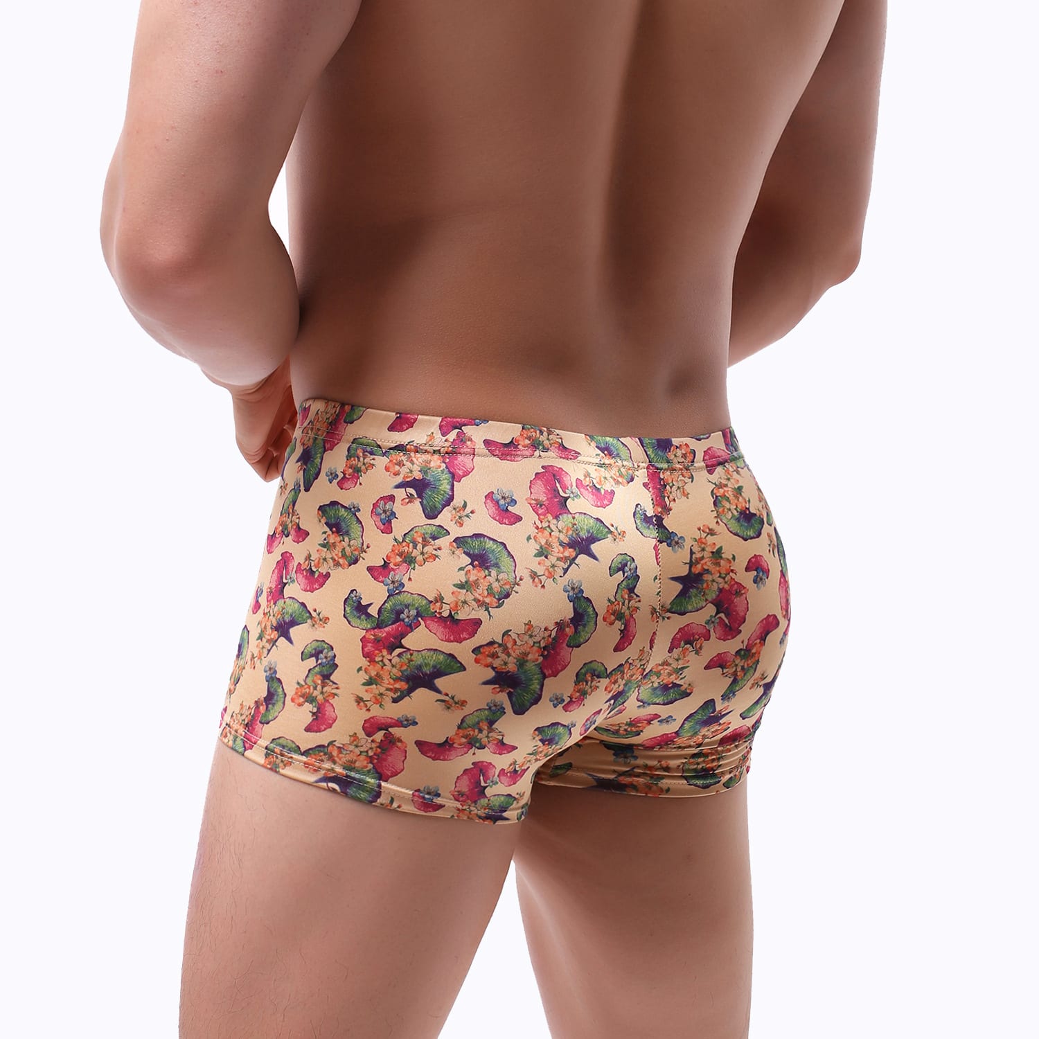 Gingko Leaf Printing Large Size Men's Boxers view 8