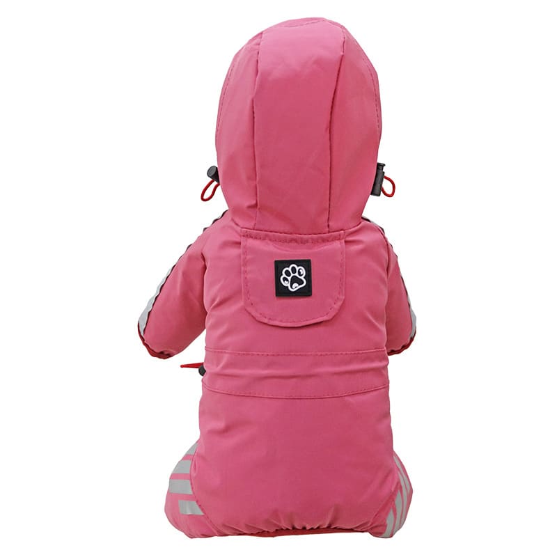 Dog Raincoat Full Package Four Feet Waterproof Rain Cape Pet Products view 3