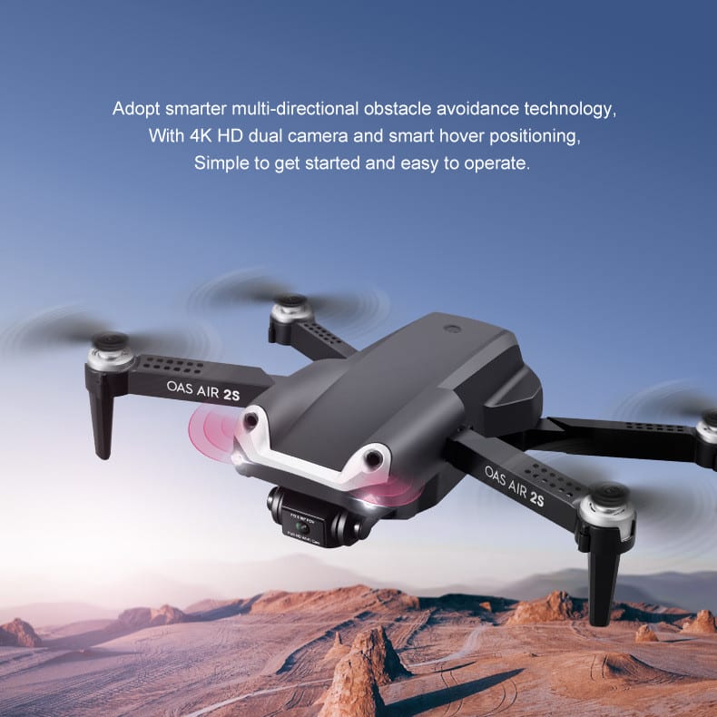 UAV Folding Four Axis 4K High Definition Dual Camera Aerial Model view 9