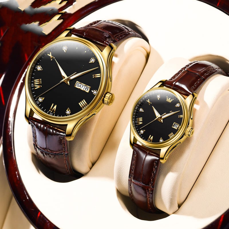Men's And Women's Fashion Casual Diamond-set Waterproof Mechanical Watch view 7
