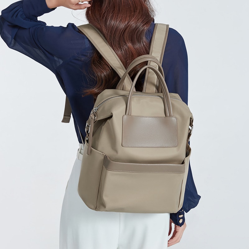Women's Casual Backpack With Hand-hold Design Lightweight And Waterproof Commuting Travel Computer Bag Large Capacity Handbag view 9