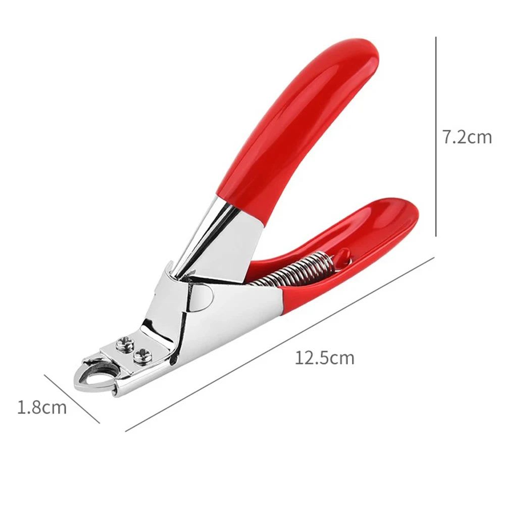 Dog Nail Cutter Type U Word False Tips Professional Nail Clippers Straight Edge Cutters Manicure Pliers Guillotine Nail Capsule view 14