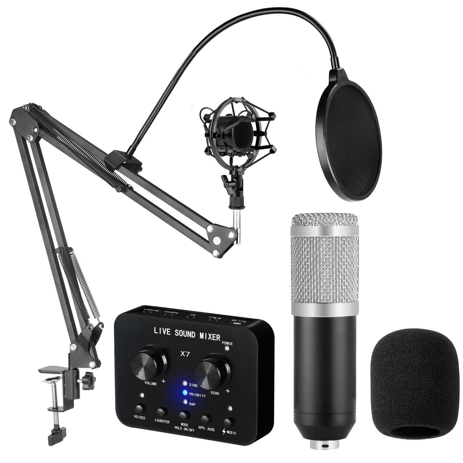 Shouting Microphone Recording Live K Song Podcast view 2