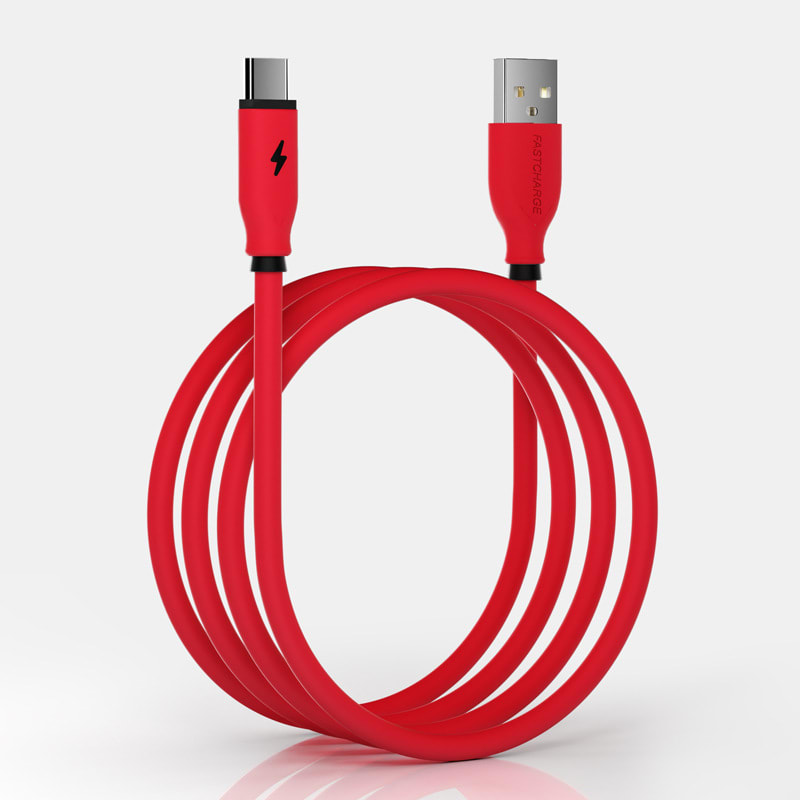 Compatible with Apple , Type-C Liquid Soft Rubber Data Cable For Android Apple Huawei Mobile Phone Charging Cable view 4