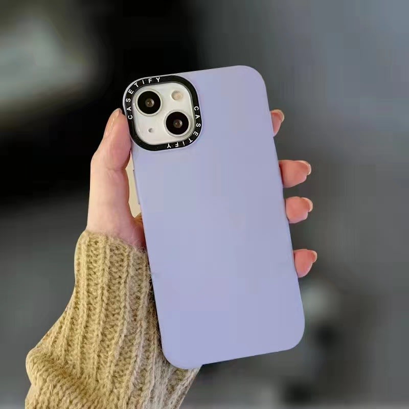Netflix With The Same Skin Feeling Solid Color Phone Case view 2