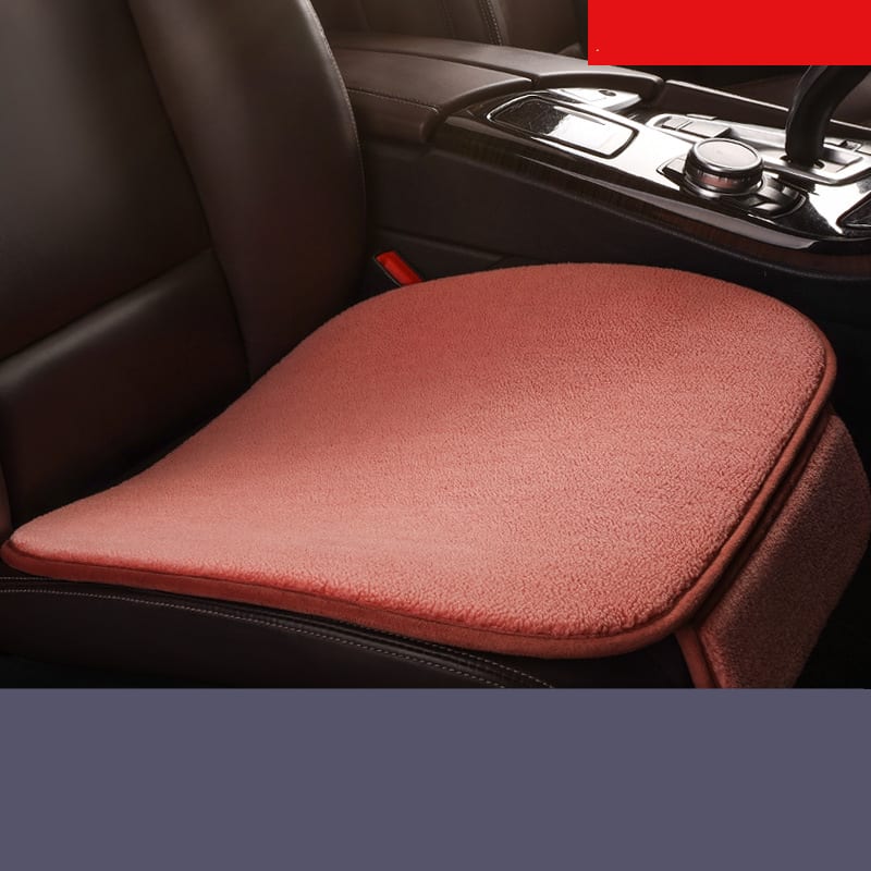 Car Seat Cushion Fleece Plush Winter Seat Cushion Without Backrest Single Piece view 2