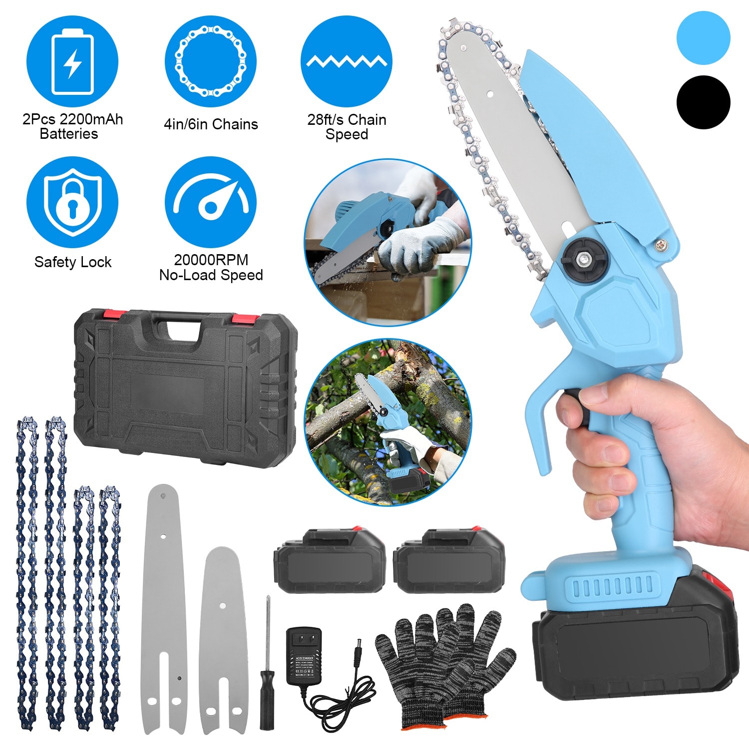 Mini 4-inch And 6-inch Chain Saws Will Not Be Shipped On Weekends view 11