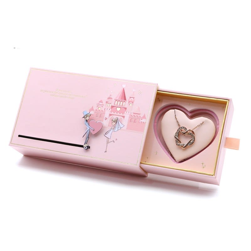 Love Castle Jewellery Box Ring Necklace Box view 14