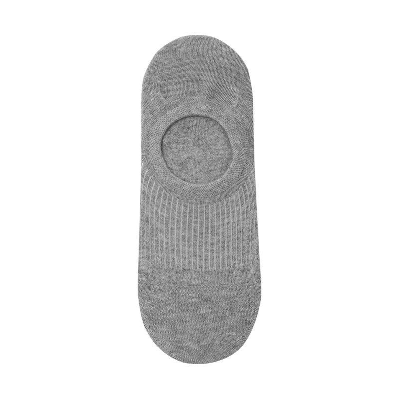 Solid Color Sunken Stripe Non-slip Neutral Seamed By Hand Ankle Socks view 4