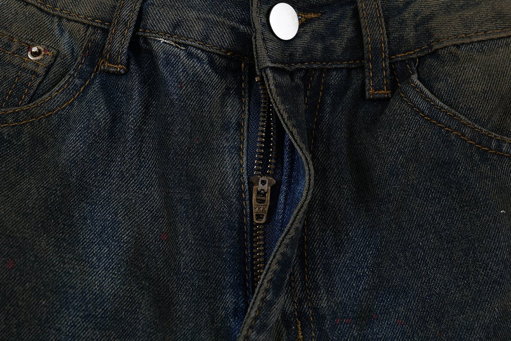 Make Old Ripped Dirty Denim Trousers For Men view 10