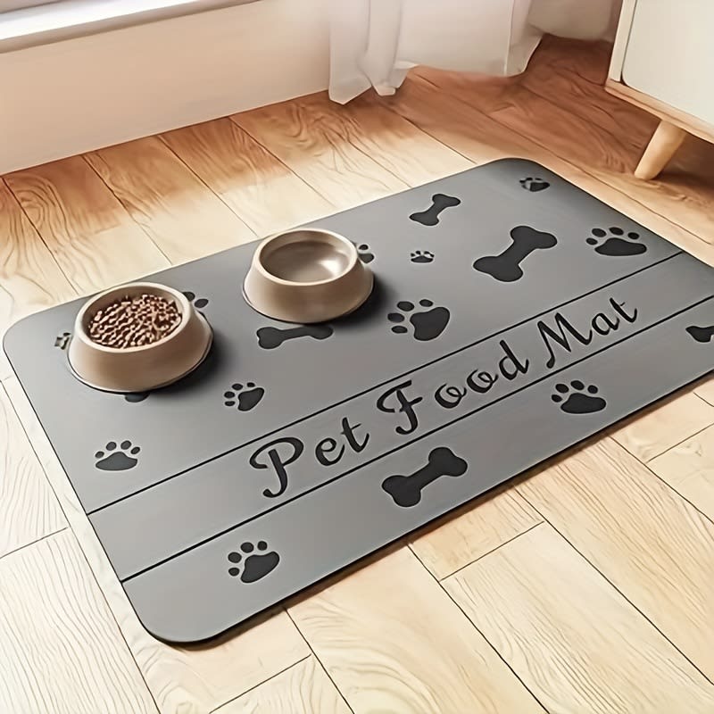 Simple Diatom Ooze Pet Absorbent Non-slip Placemat view 1
