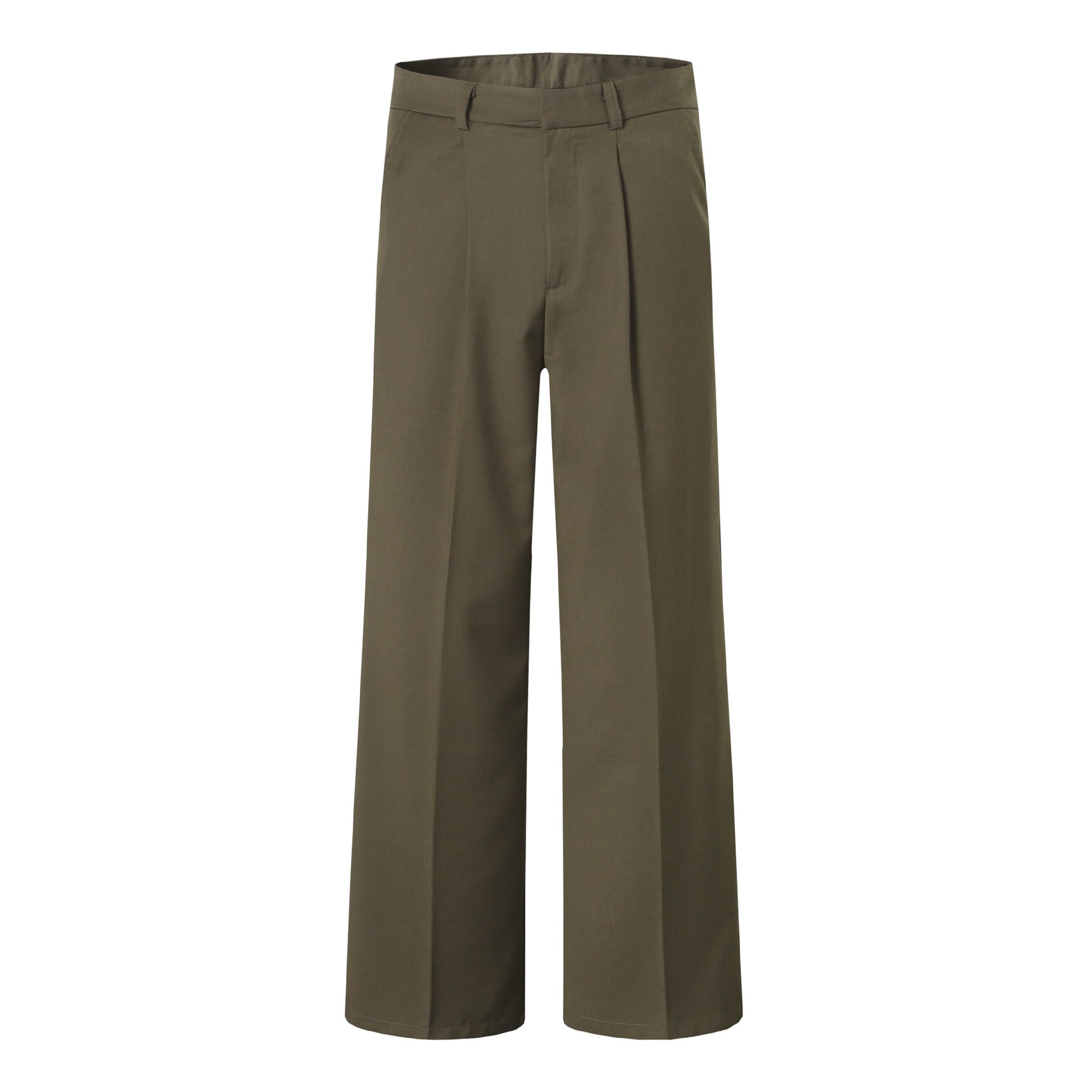 American Retro Loose Design Casual Trousers view 2