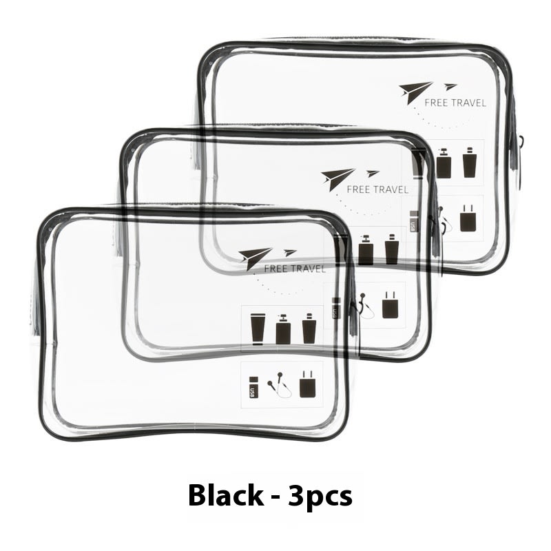Multi-functional Transparent Travel Waterproof Portable Aviation Plastic Bag view 8