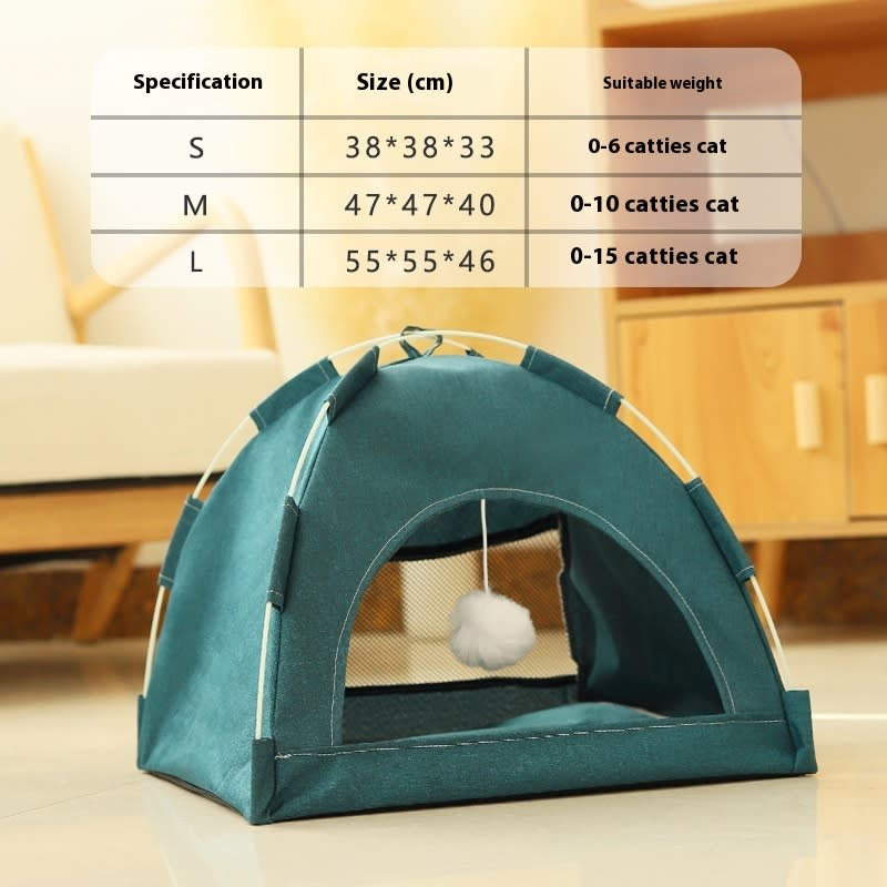 Cathouse Doghouse Breathable Tent Nest Indoor Outdoor Universal Pet Room view 10