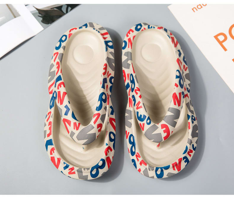 Non-slip Wear-resistant And Deodorant Soft Bottom Beach Flip-flops Casual Sandals view 20