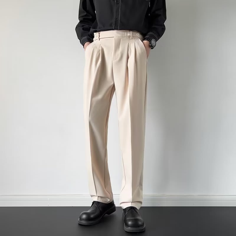 Suit Pants Men's Straight Loose