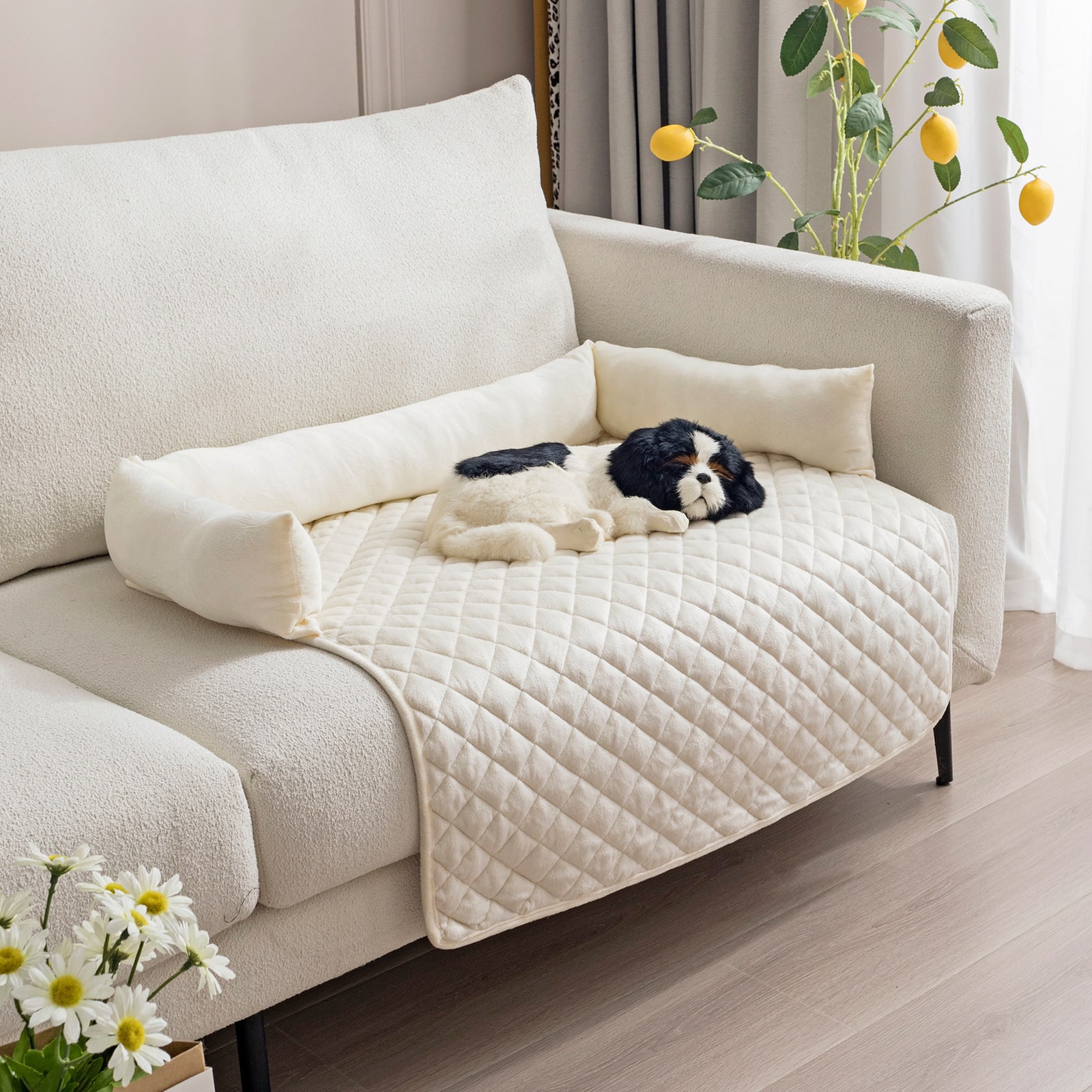 Pet Dog Sofa Bed Dog Beds For Large Dogs Cushion Warm Cat Beds Mat Furniture Protector Dog Sofa view 3