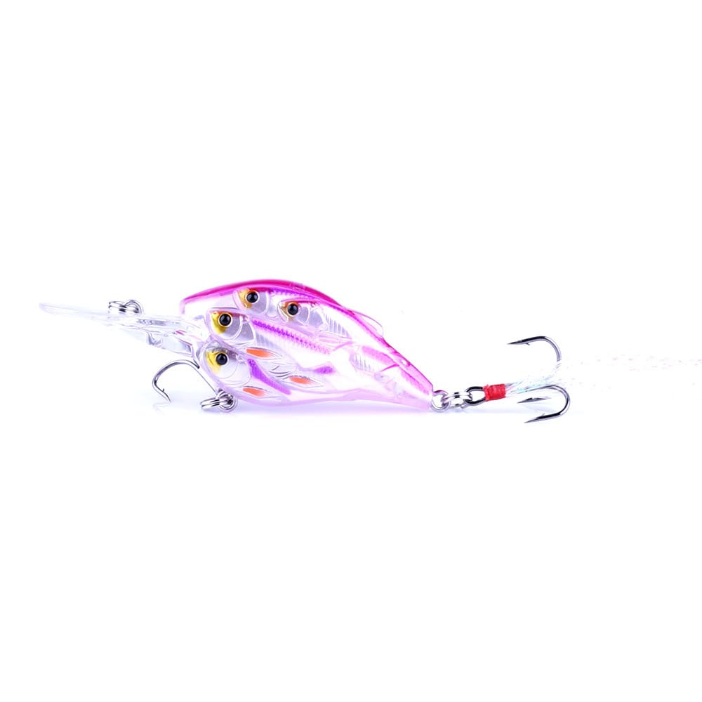 Fish Feather Hook Rock Lure Tossing Sea Fishing Floating Water Hard Bait view 16