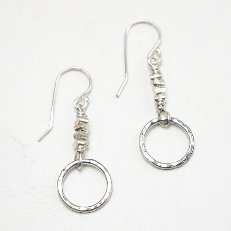 Retro Circle Pendant Earrings Bohemian view 1