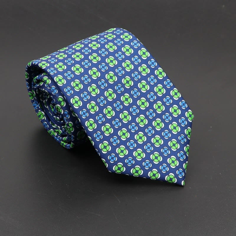 Super Soft Bohemian Silk Ties Men's Fashion 75mm Necktie view 17