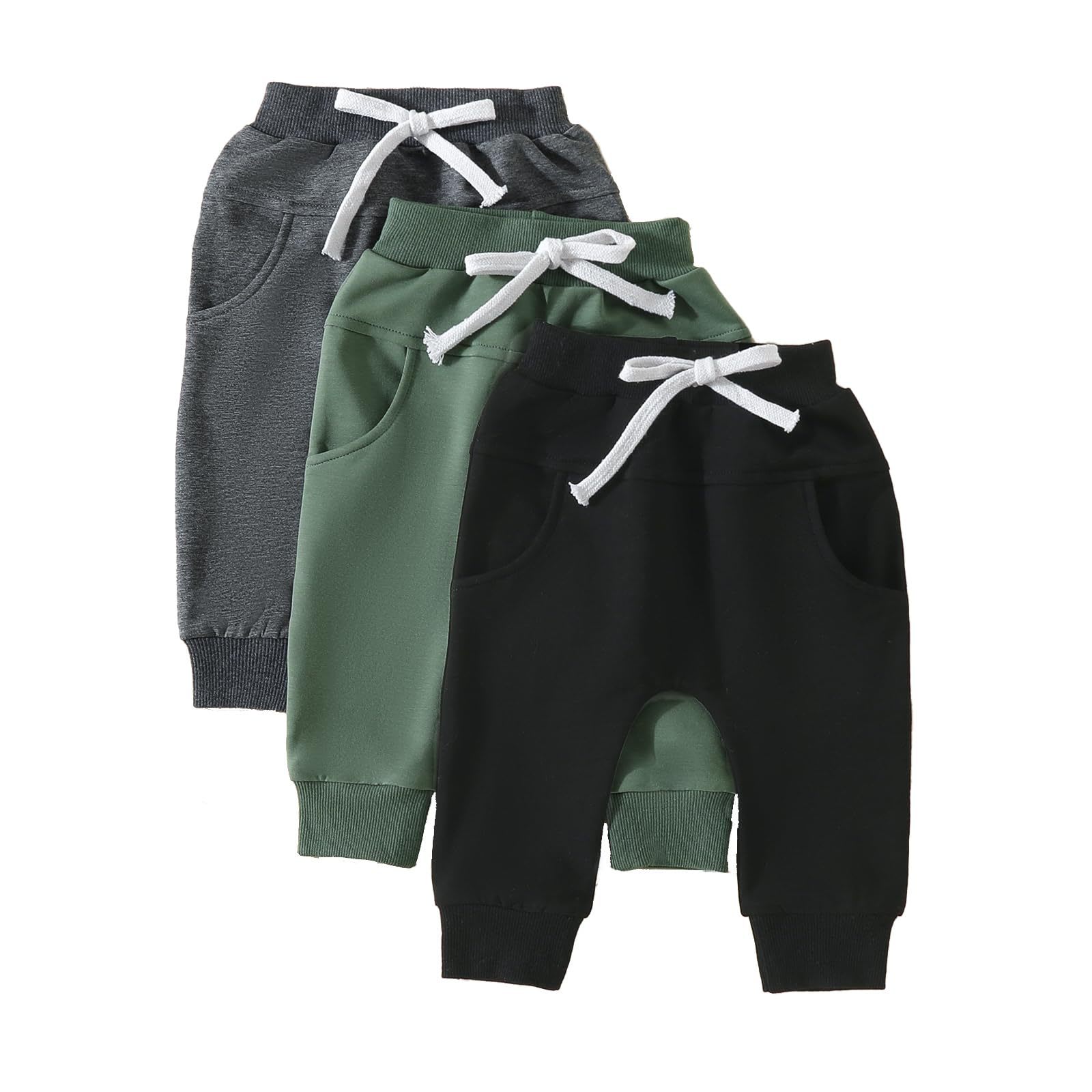 Solid Color Three-piece Trousers view 5