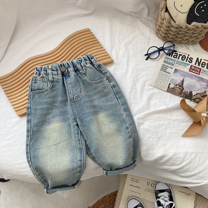 Fashion Personalized Children's Casual Jeans Printing view 3