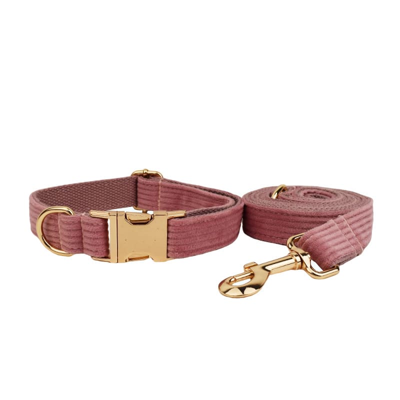 Corduroy Pet Collar Traction Rope view 15