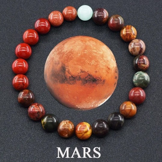 Fashion Jewelry Couples Bracelets Matte 10 Mm Stone Beads Bracelet Men Universe Energy Bangle Vintage Minimalist Elastic Jewelry Women view 4