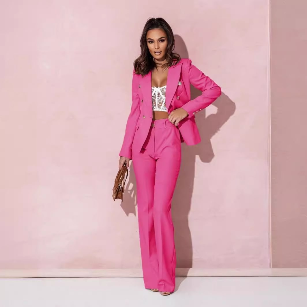 Women's Business Suit Double Breasted Suit view 12
