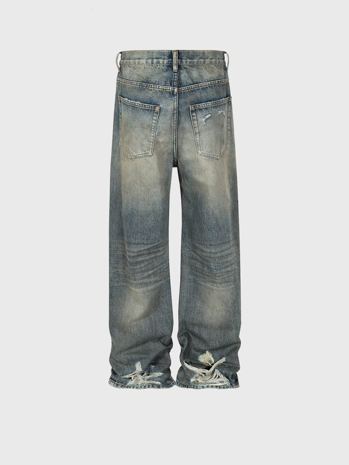 Men's Washed Fashion High Street Jeans view 7